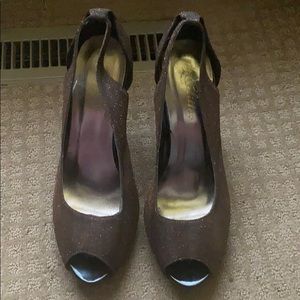 Brown glitter Heels
